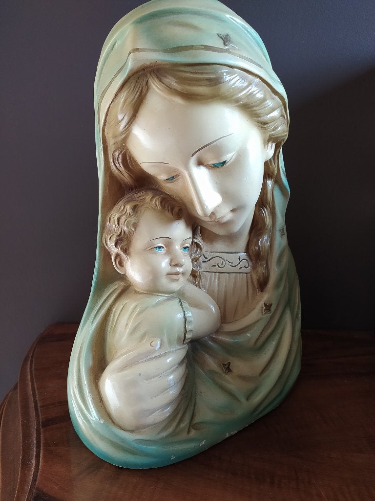 beeld Maria met kindje Jezus, Antiek en Kunst, Ophalen