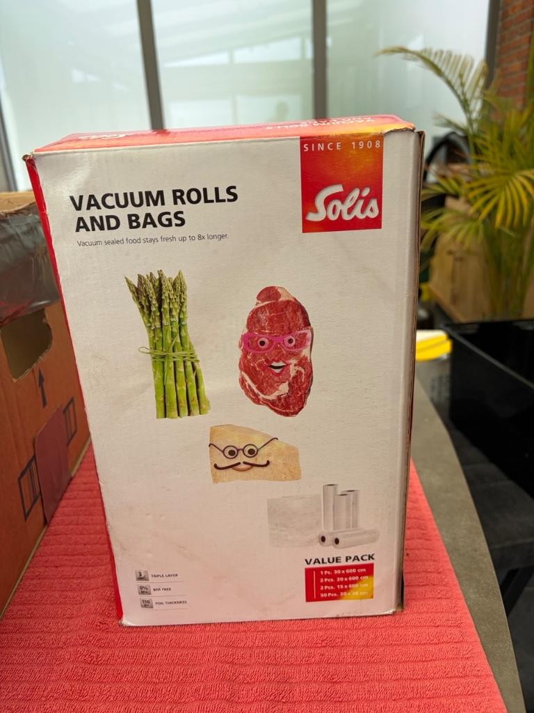 Solis vacuum rollen, Overige typen, Nieuw, Ophalen of Verzenden, Meerkleurig