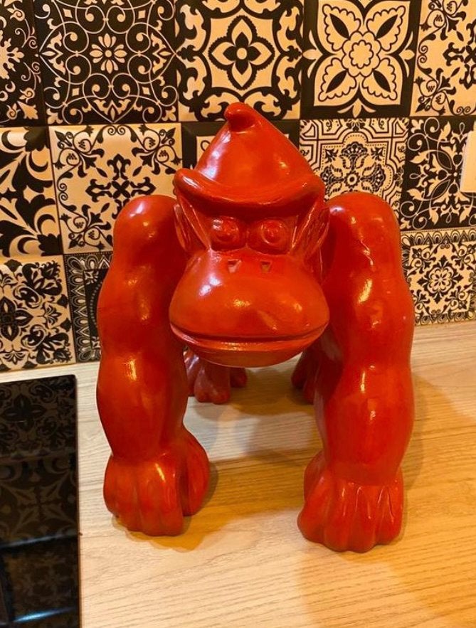 Gorille resine, Collections, Statues & Figurines, Enlèvement, Comme neuf