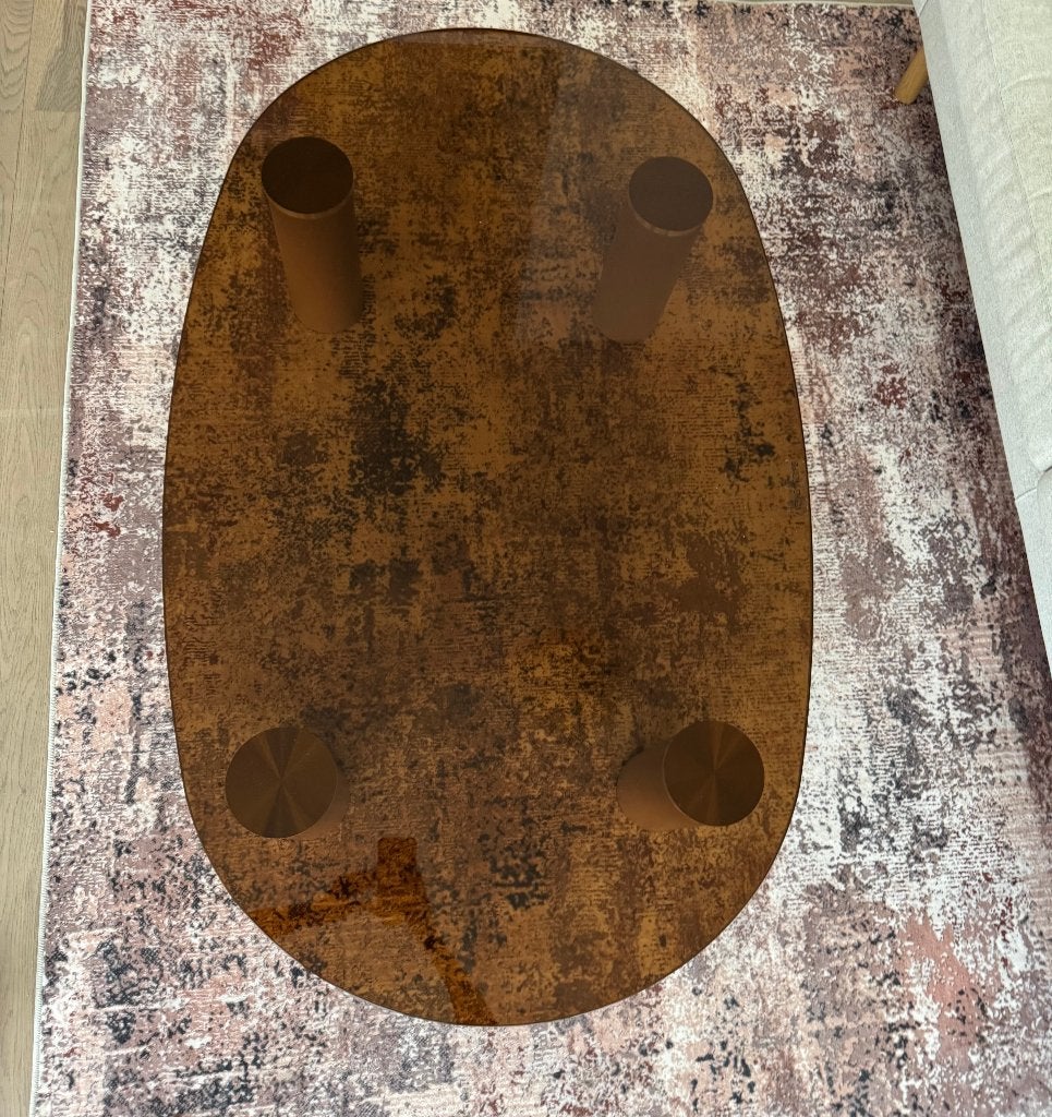 Table design La Redoute, Ophalen, Zo goed als nieuw, Glas