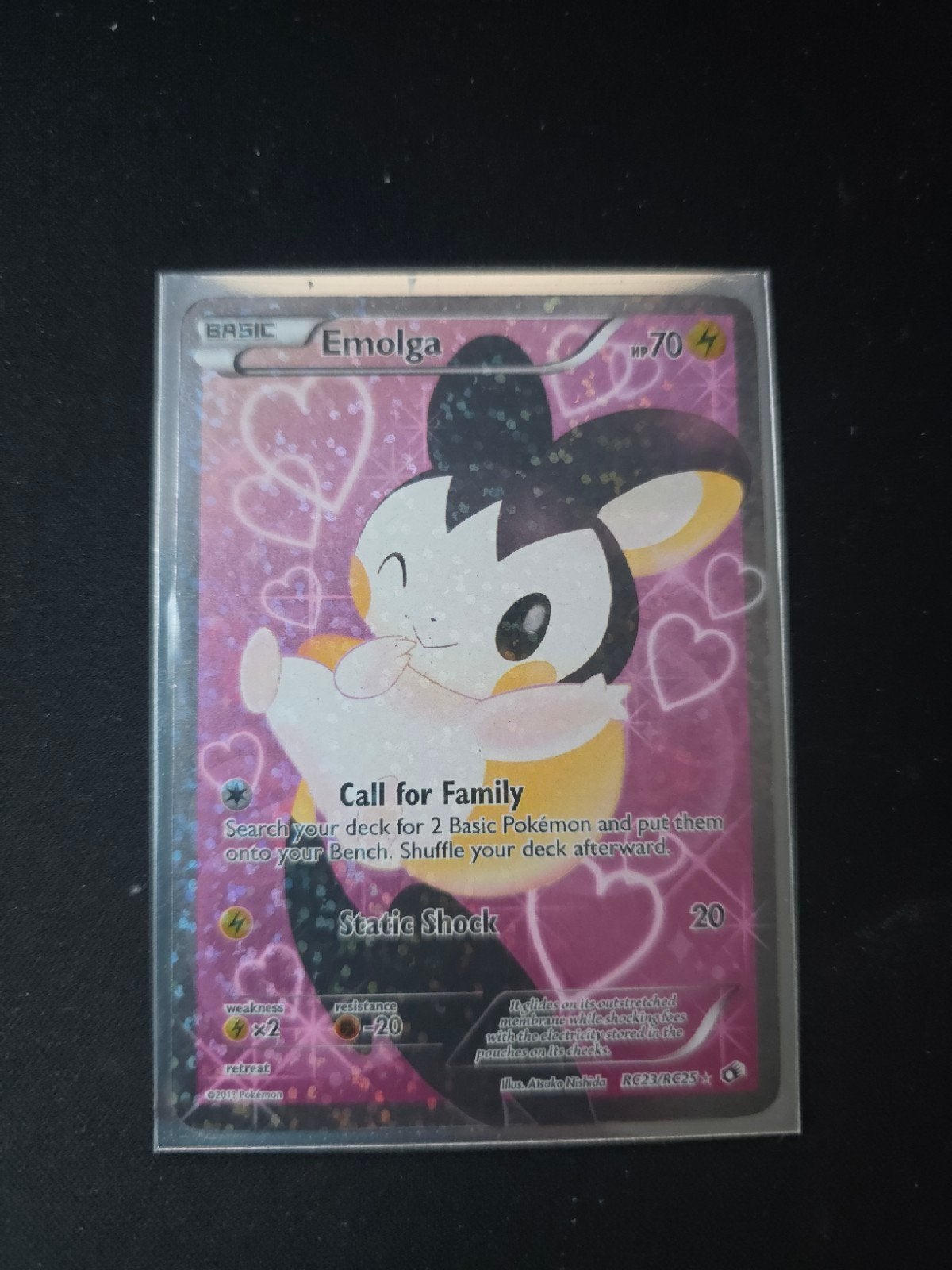 Pokémon full art Emolga - RC23/RC25 - Legendary Treasures, Ophalen