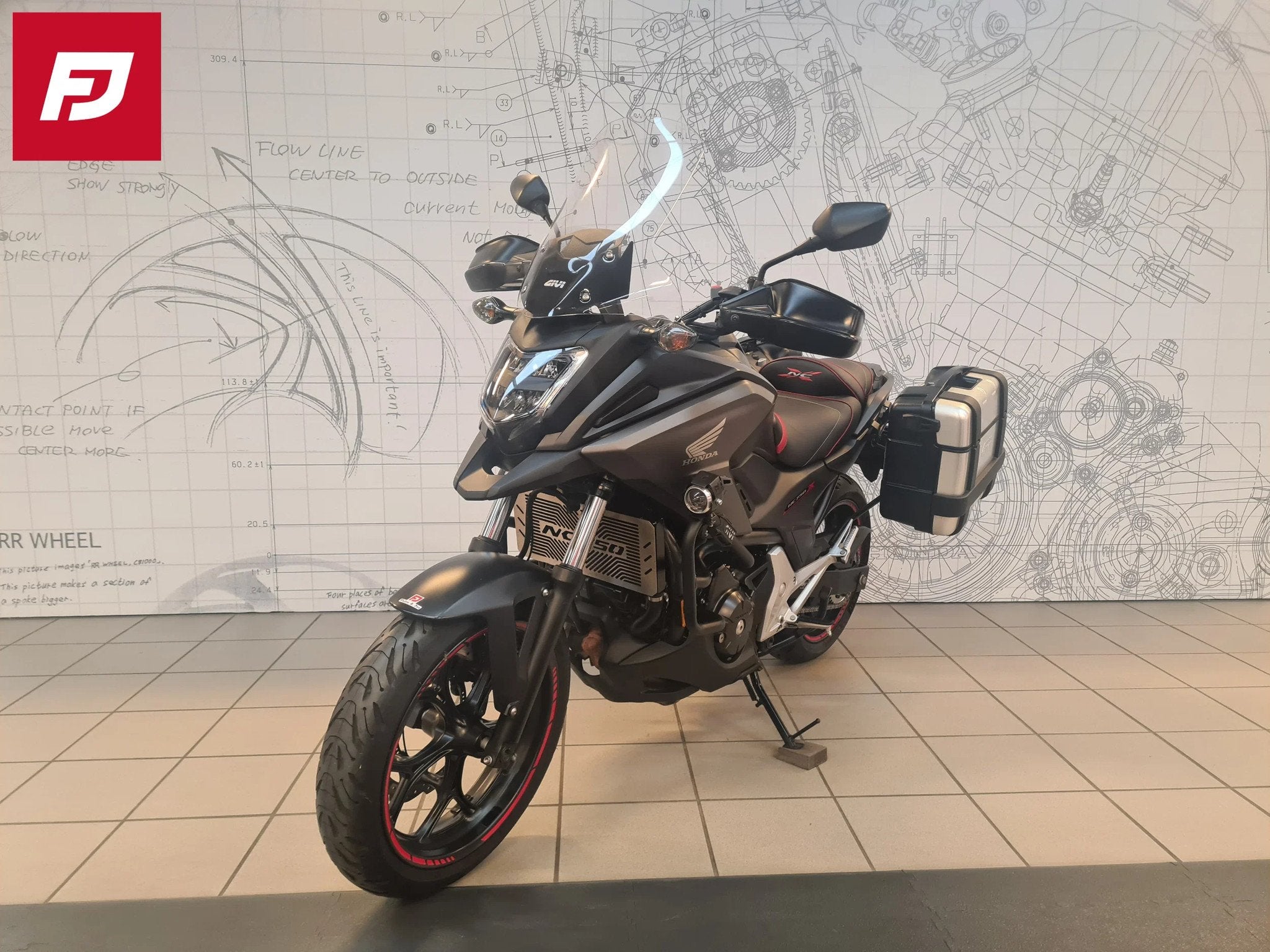 Honda NC750X DCT (année de construction 2019), Motos, Entreprise, Occasion, Plus de 35 kW, Automatique