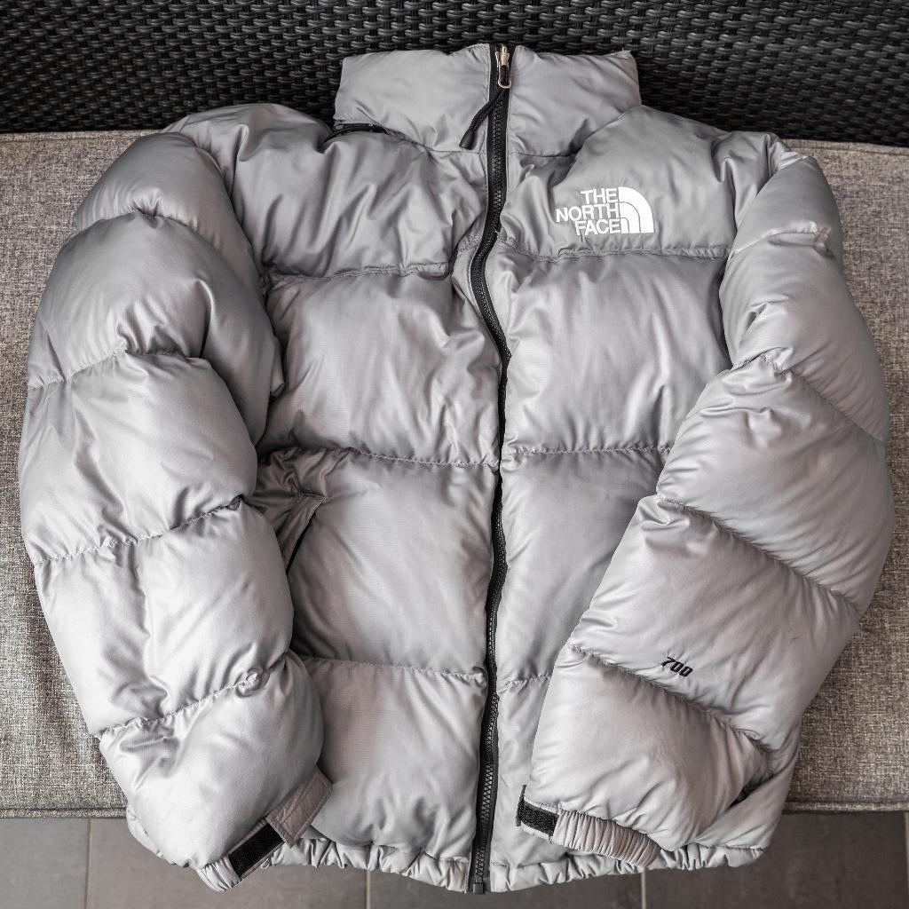 Donsjas, Maat 38/40 (M), Ophalen of Verzenden, The North Face, Grijs