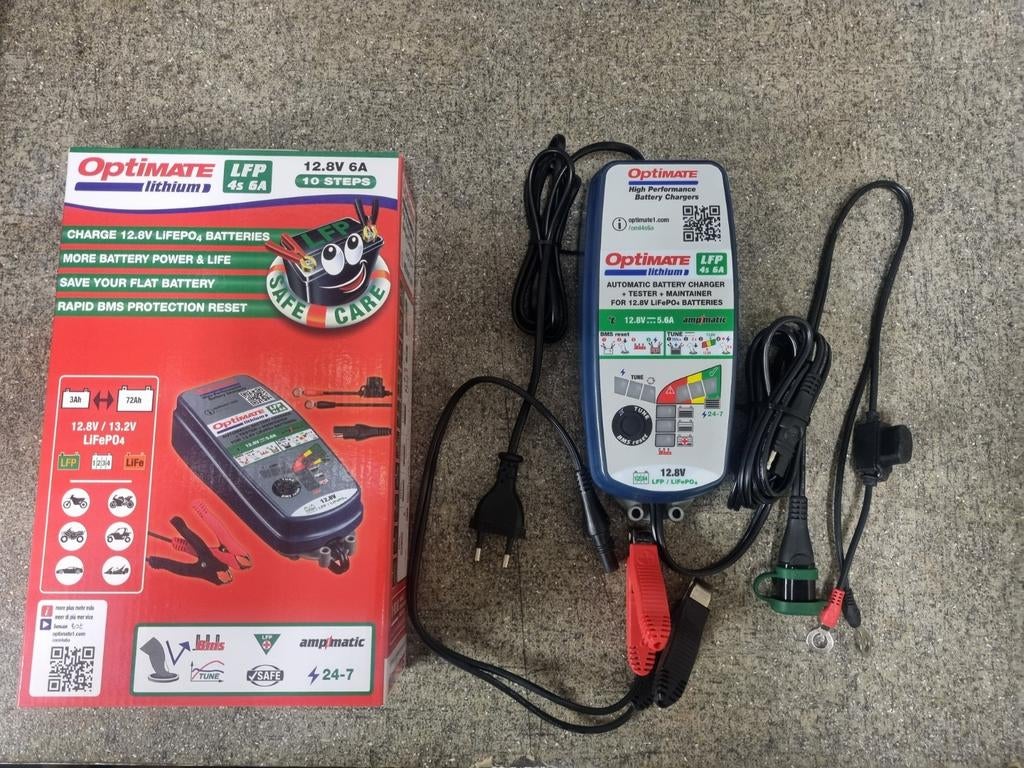 Optimate 4S Lithium, Motoren, Ophalen