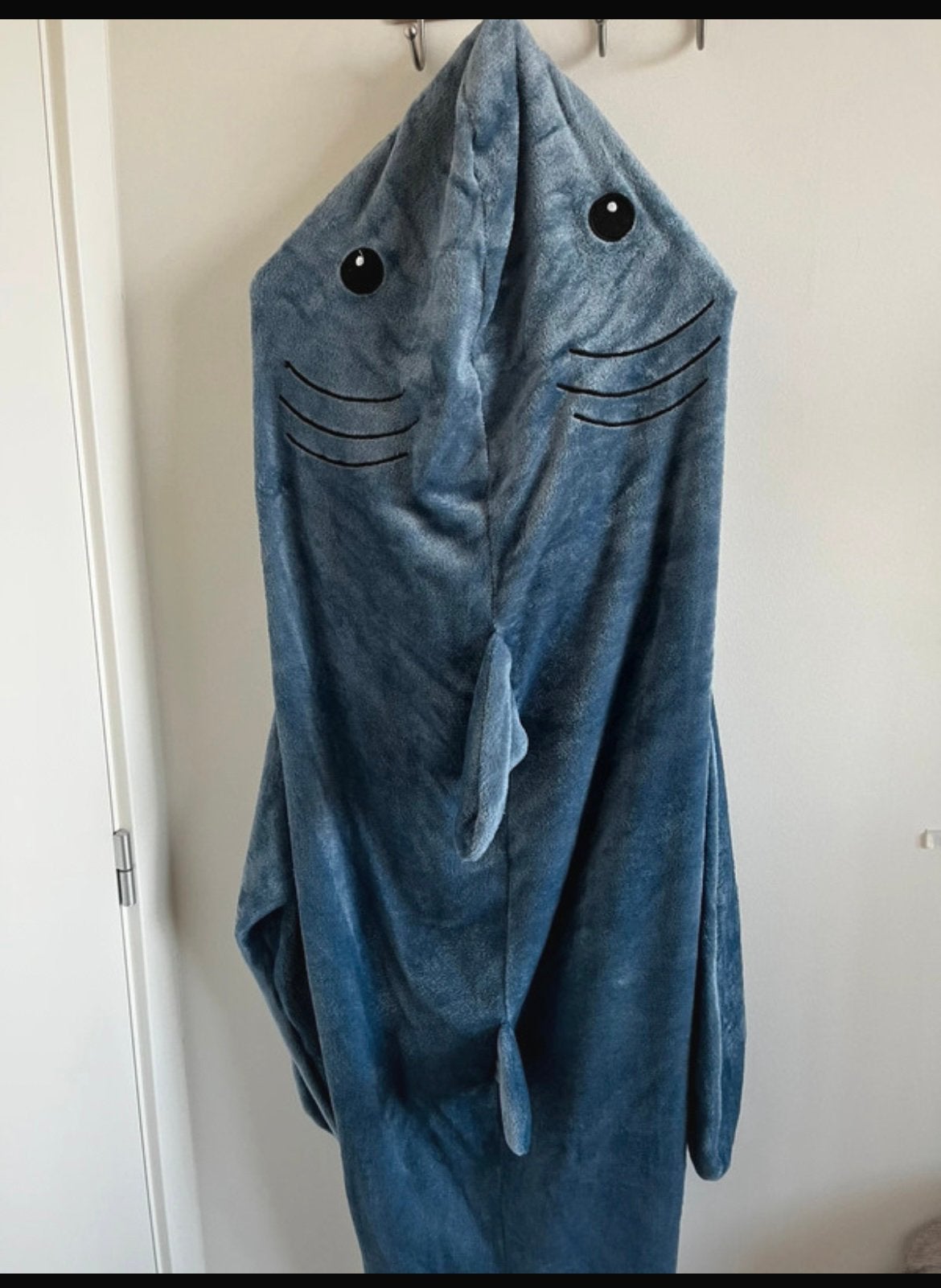 Zachte haaien onesie, Kleding | Dames, Ophalen of Verzenden, Zo goed als nieuw, Maat 38/40 (M), Blauw