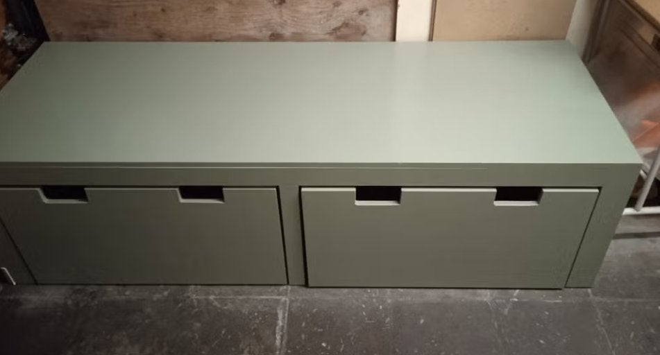 Siège/banc de rangement, 150 à 200 cm, Enlèvement, Utilisé, 50 à 75 cm