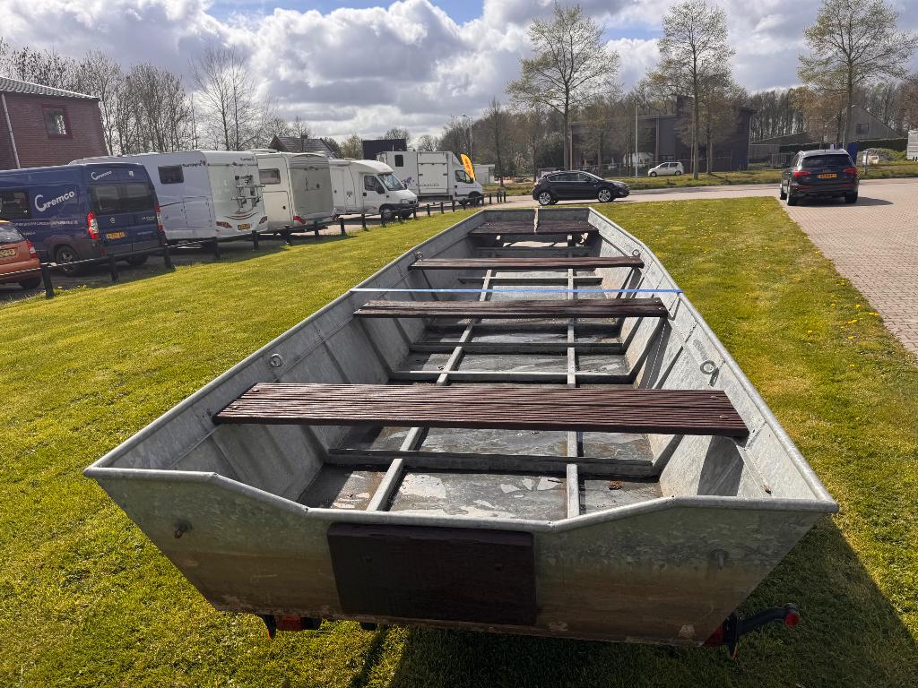 Platbodem visboot, Sports nautiques & Bateaux, Sports Nautiques & Bateaux Autre, Enlèvement, Utilisé