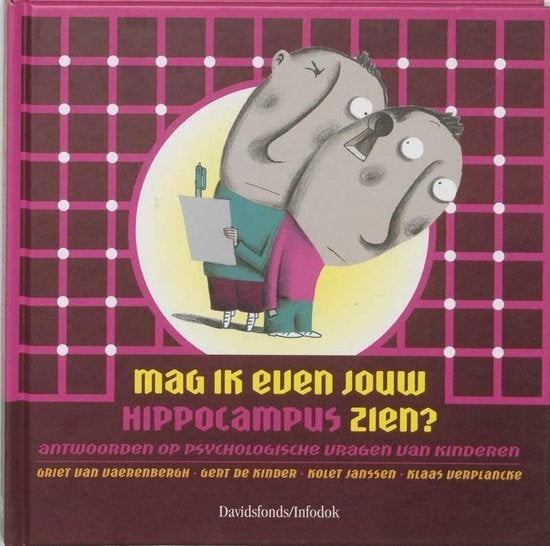 boek: mag ik even jouw hippocampus zien?, Ophalen of Verzenden, Zo goed als nieuw