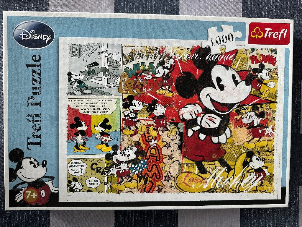 Leuke Disney puzzel - 1000 stukjes, Ophalen, 500 t/m 1500 stukjes, Zo goed als nieuw, Legpuzzel