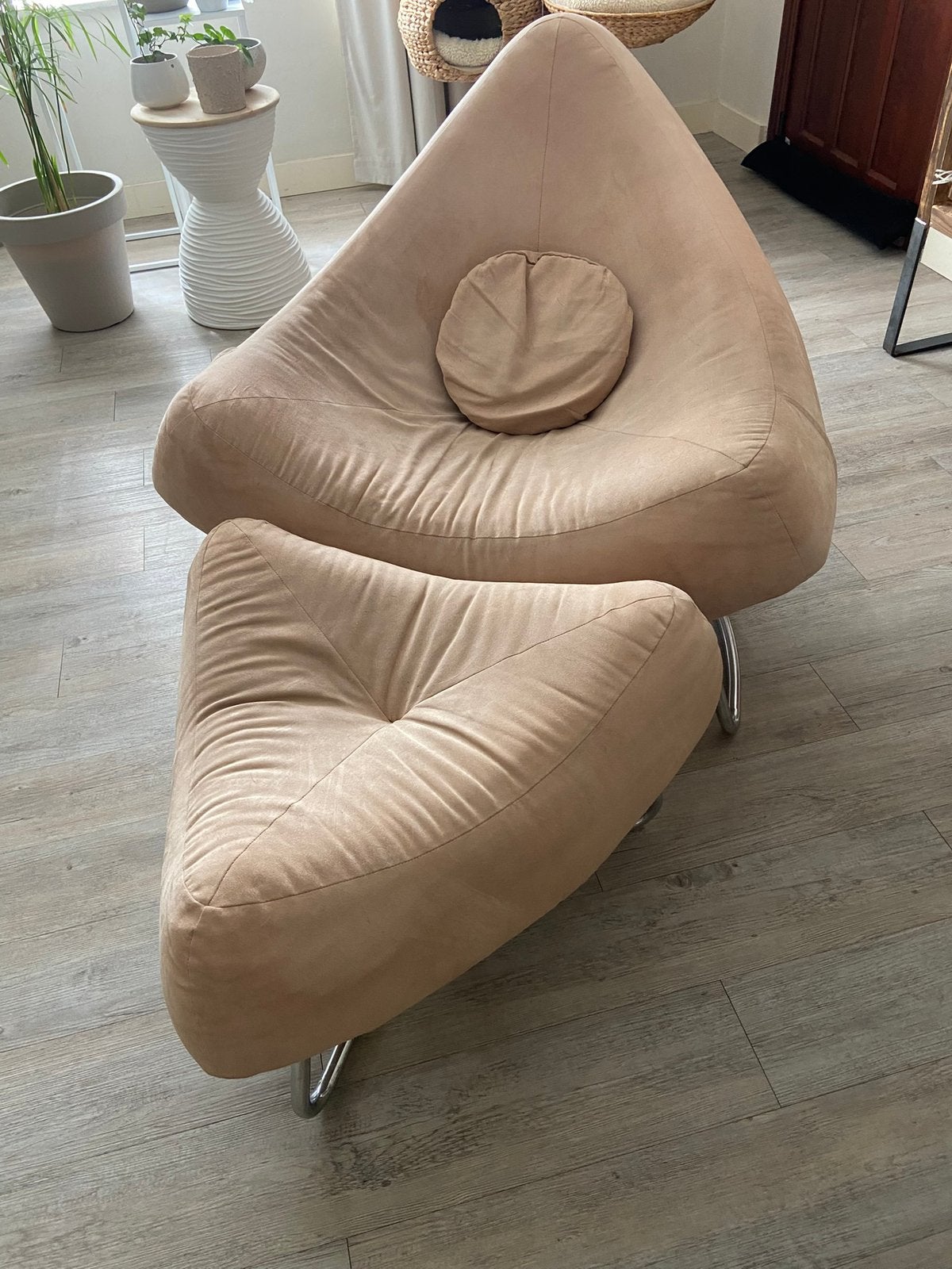 Lounge chair “chili”/by Paul Falkenberg 1970, 75 à 100 cm, Moins de 150 cm, Vintage, Comme neuf