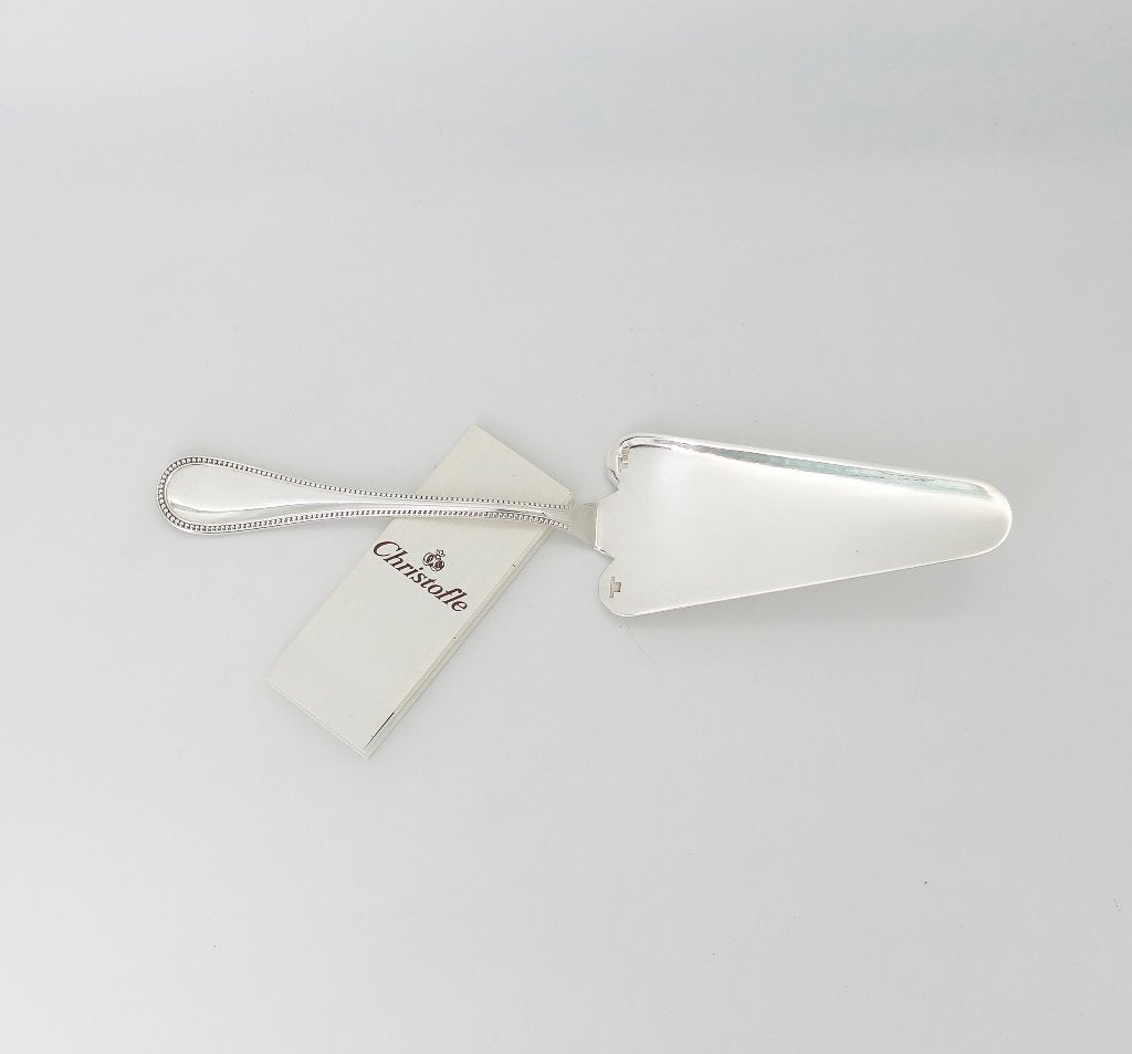 Christofle - Perles - Verzilverde Gebakschep, Ophalen of Verzenden