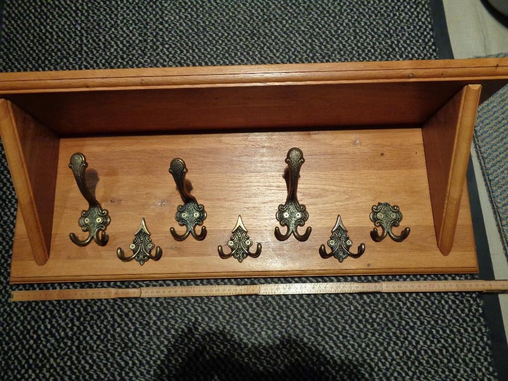hangkapstok, Huis en Inrichting, Woonaccessoires | Kapstokken, Ophalen, Zo goed als nieuw, Hout, Wandkapstok