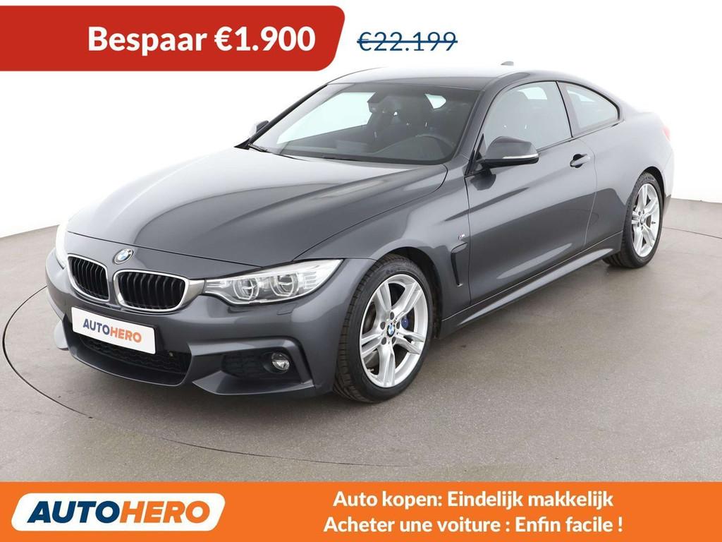 BMW 4 Serie 430 430i M Sport (bj 2016, automaat), Auto's, BMW, Gebruikt, Alcantara, 4 Reeks, Grijs