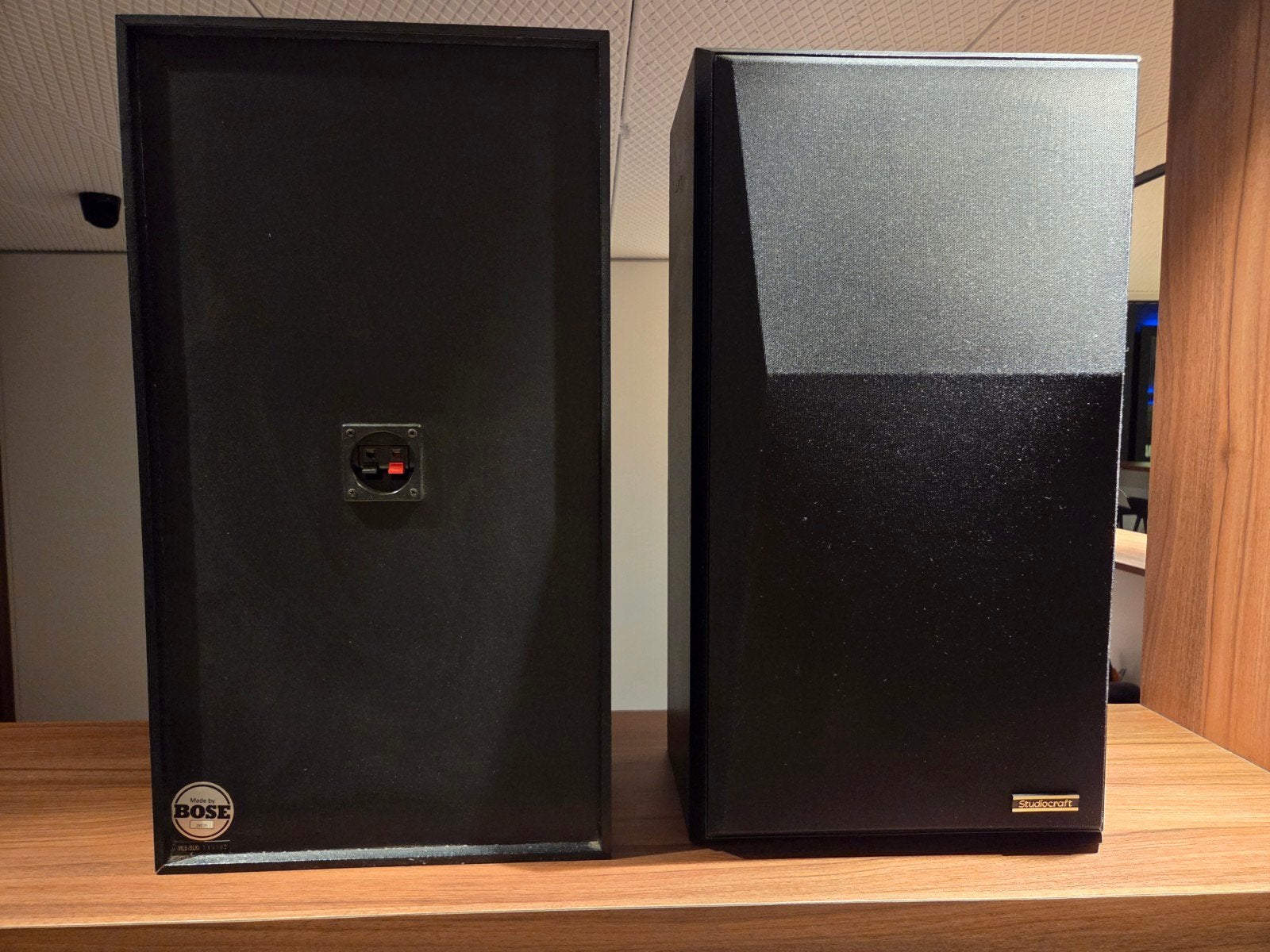 Bose Studiocraft ML5 luidsprekers, Ophalen, Bose
