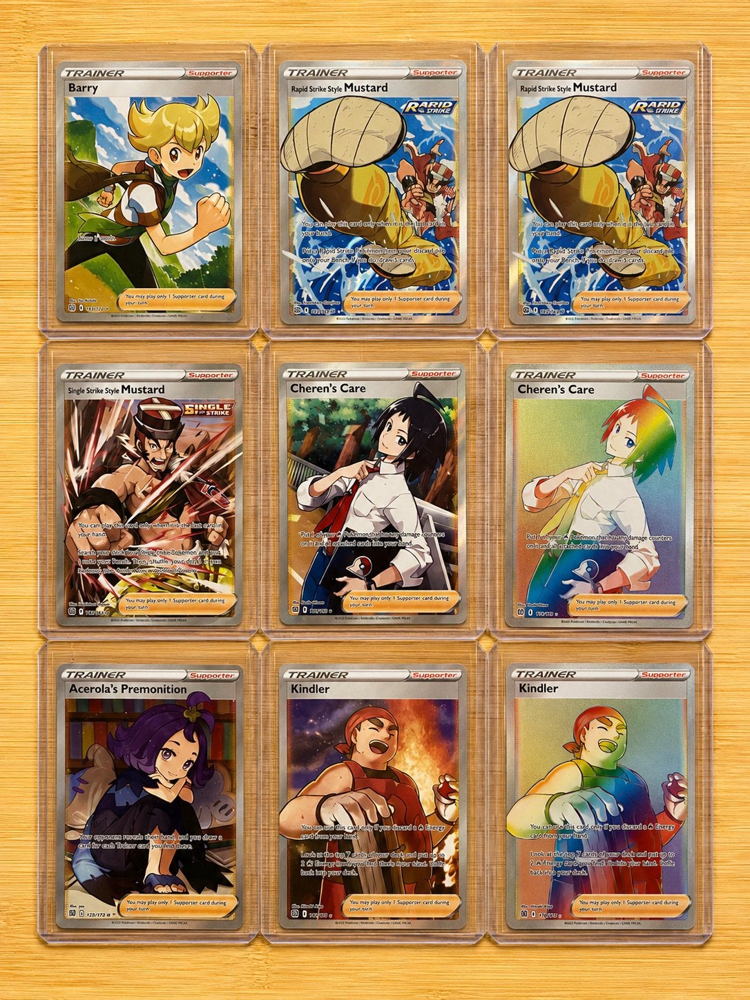 Pokémon Trainer Full Arts & Rainbow Rares | Brilliant Stars, Hobby en Vrije tijd, Ophalen, Nieuw, Losse kaart, Foil