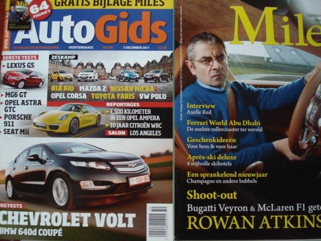 AutoGids 838 Chevrolet Volt/BMW 6/MG6/Porsche 911/Rowan Atki, Verzenden, Zo goed als nieuw, Algemeen