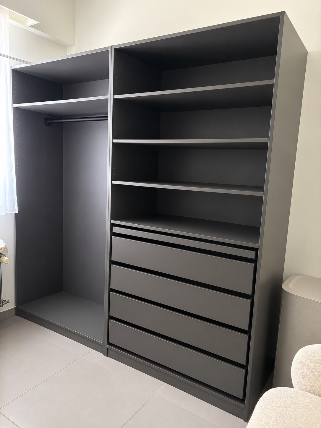 Système d'armoires IKEA PAX - Comme neuf, 200 cm ou plus, Comme neuf, Enlèvement, Plusieurs portes