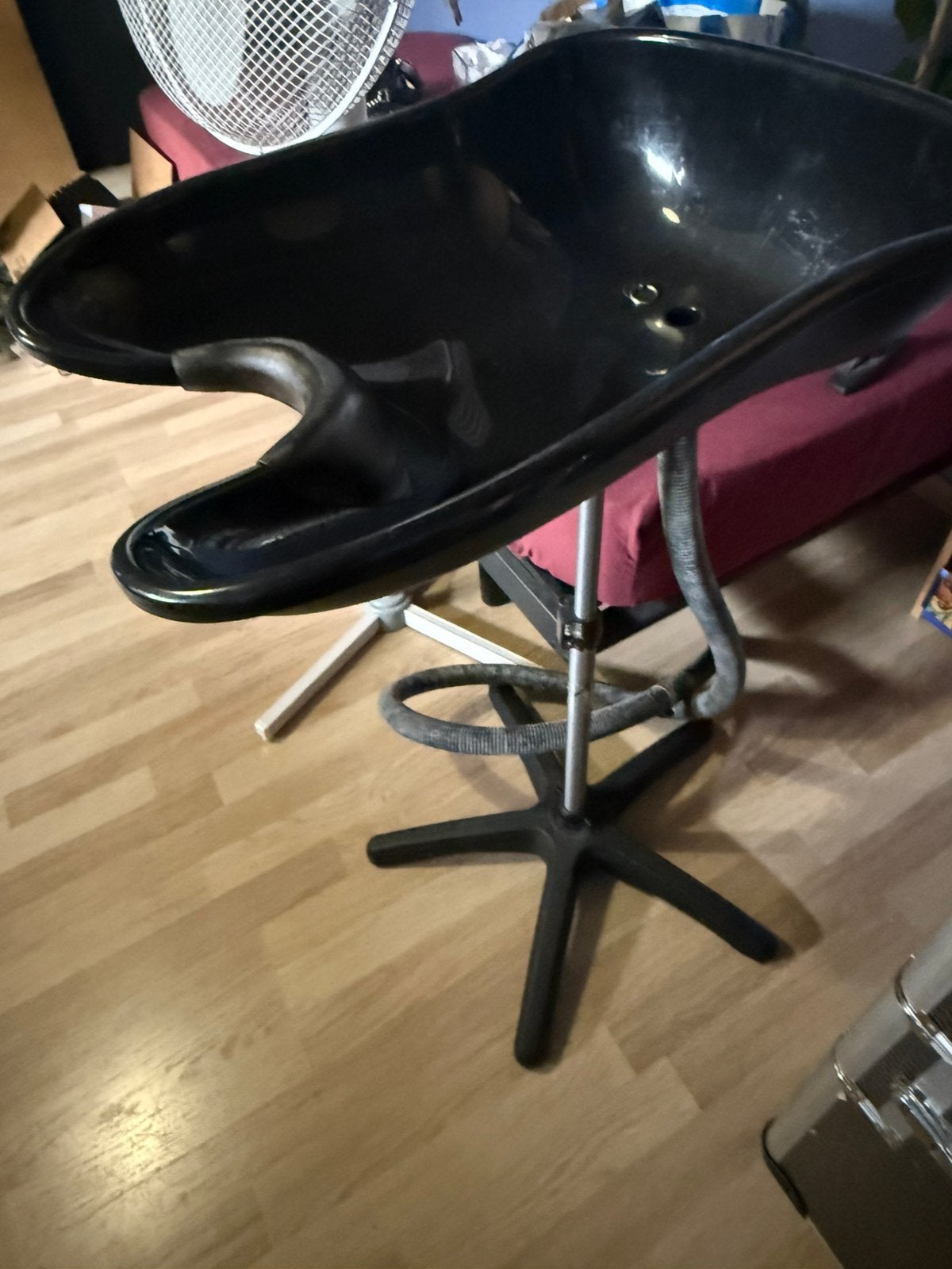 bac à shampoing portable, Enlèvement