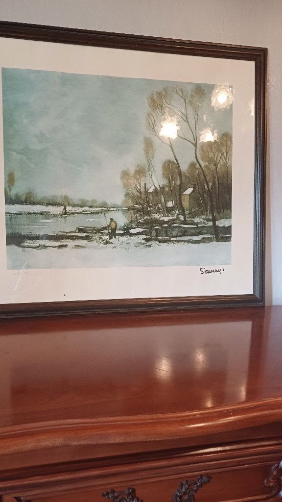 schilderij Savery's, Antiquités & Art, Enlèvement, Sous verre, Paysage