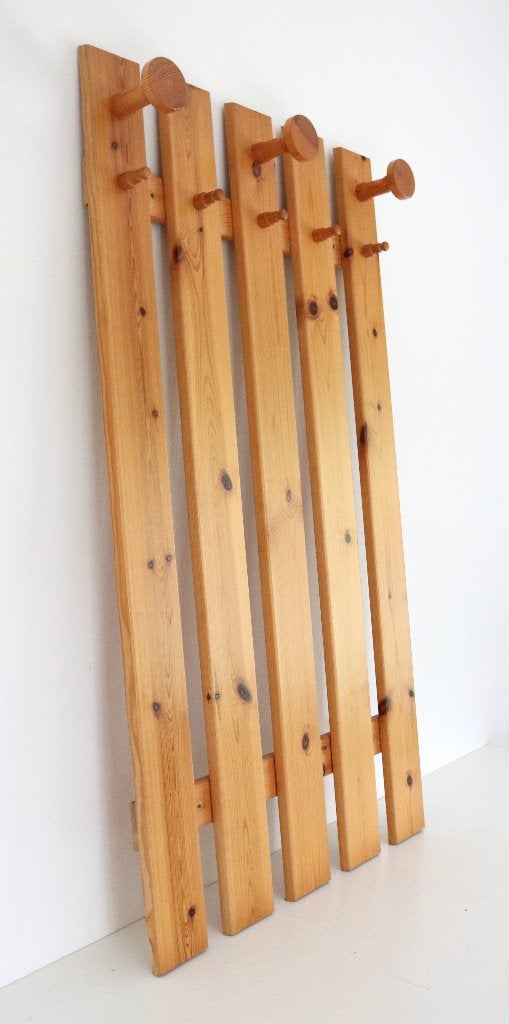 Vintage Tilja IKEA Wall-mounted coat rack, Huis en Inrichting, Ophalen, Gebruikt, Hout, Wandkapstok