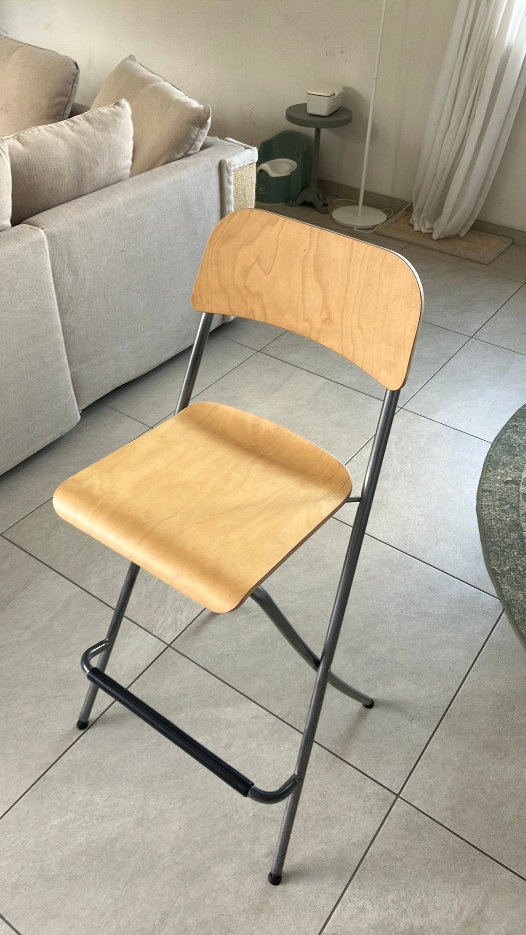 Kruk Ikea x2, Huis en Inrichting, Ophalen, Gebruikt, Met voetsteun, 90 cm of meer
