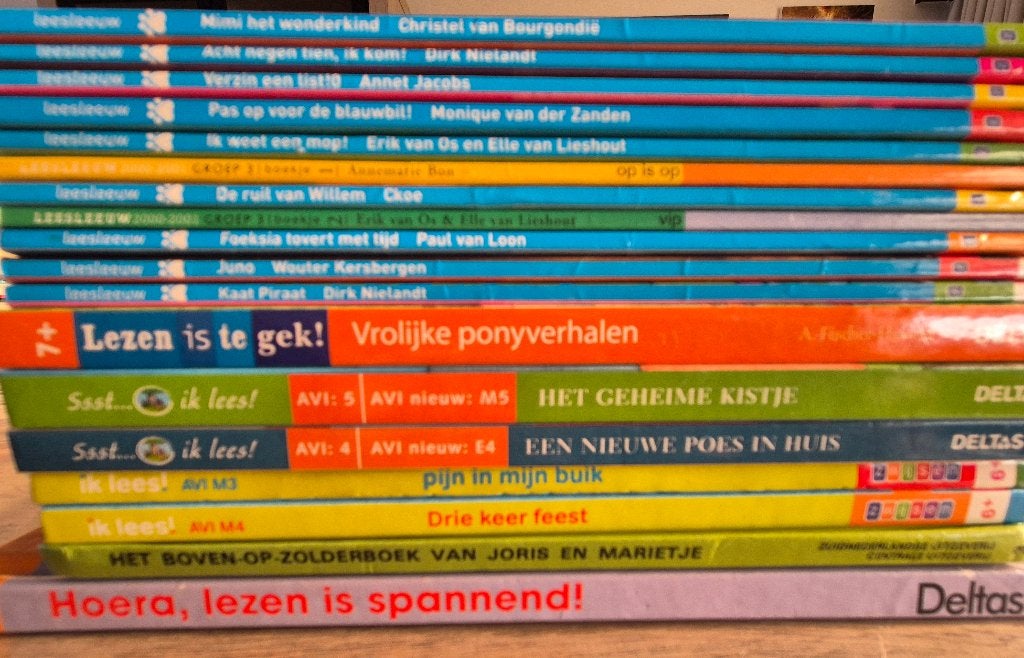 Leesboeken om te leren lezen, Ophalen, Gelezen, Fictie algemeen