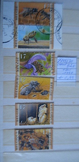 Belgique  (o)  B28  - 2715/20, Timbres & Monnaies, Oblitéré, Sans enveloppe, Affranchi, Timbre-poste