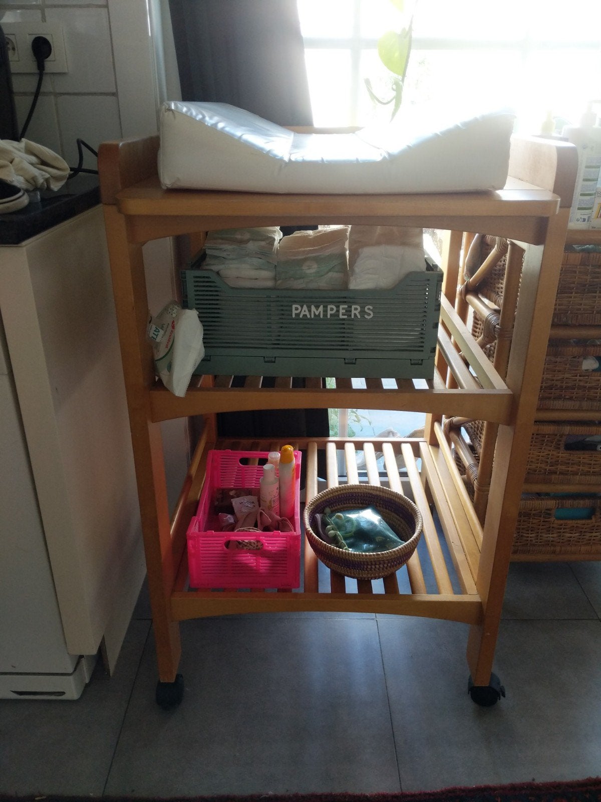 Baby verzorgingstafel met kussen, Enlèvement