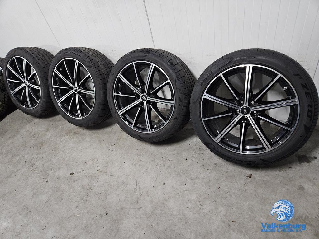 6-7mm! Originele Audi Q7 SQ7 Audi Sport 4M 21 inch zwarte ve, Auto-onderdelen, Banden en Velgen, Gebruikt, -, 285 mm, -