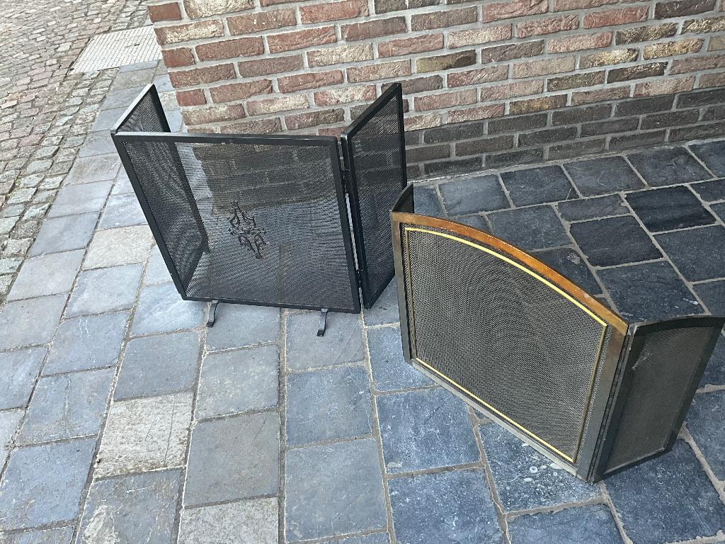 Haardschermen, Ophalen, Gebruikt
