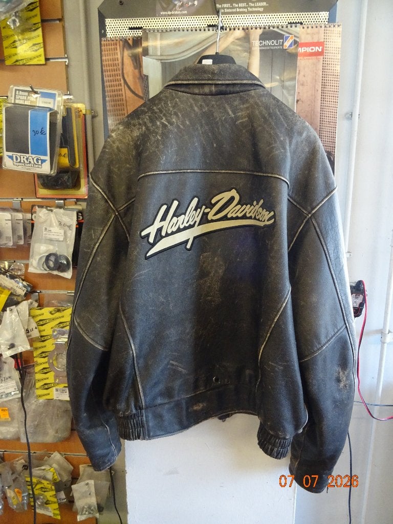 Harley Davidson jas XXL, Motoren, Ophalen, Harley-Davidson, Heren, Jas | leer