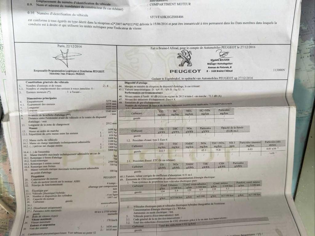 Véhicule commercial Peugeot Expert, Autos, Achat, Entreprise, Boîte manuelle, Diesel