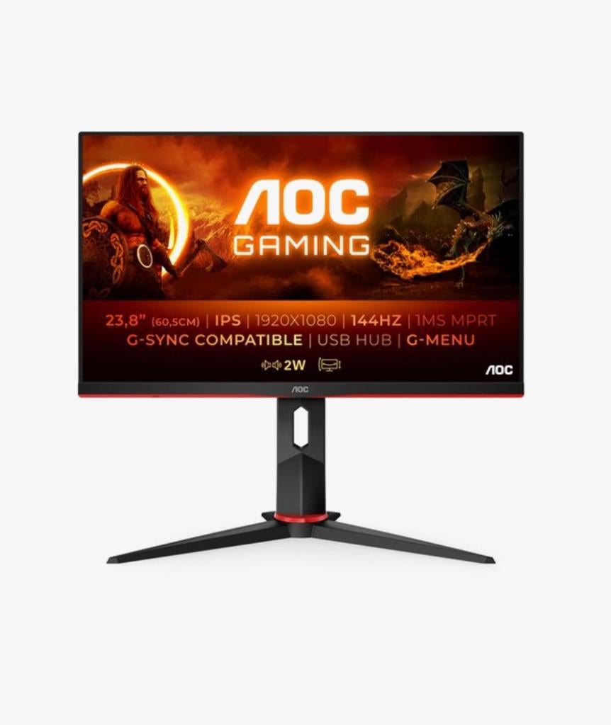 144hz MONITOR AOC, Gaming, HD, IPS, Comme neuf