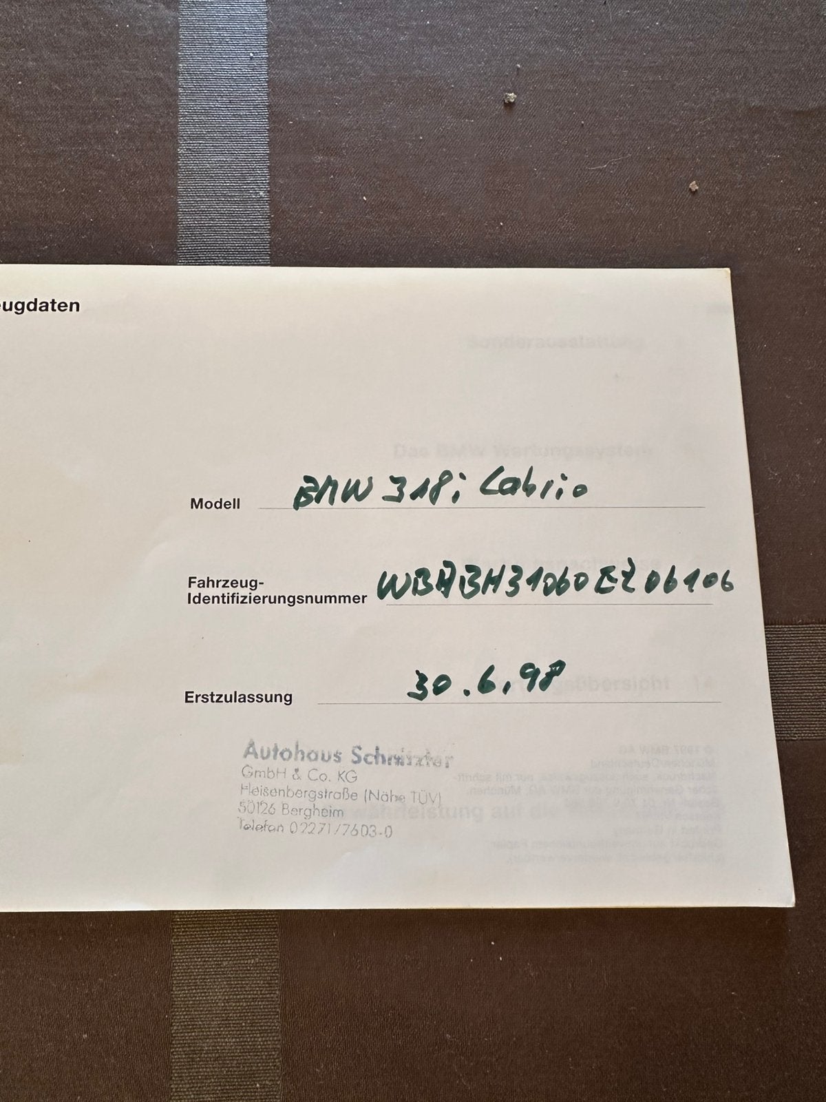 Bmw 318i cabrio M versie. E36 oldtimer, foto 10