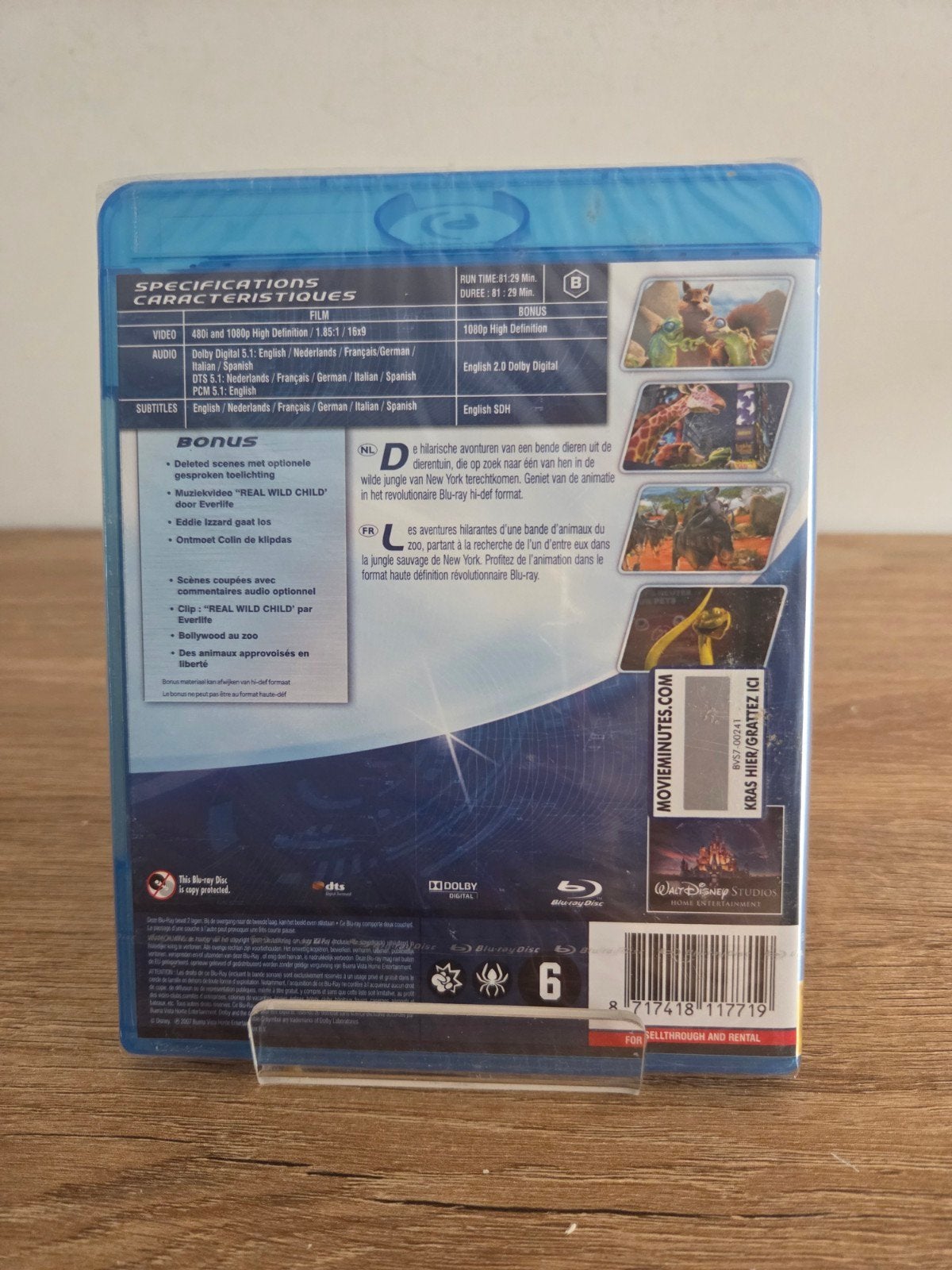 The Wild met gouden rugnummer 50 van Disney (nieuw), Cd's en Dvd's, Avontuur, Italiaans, Italiaans, Ophalen of Verzenden