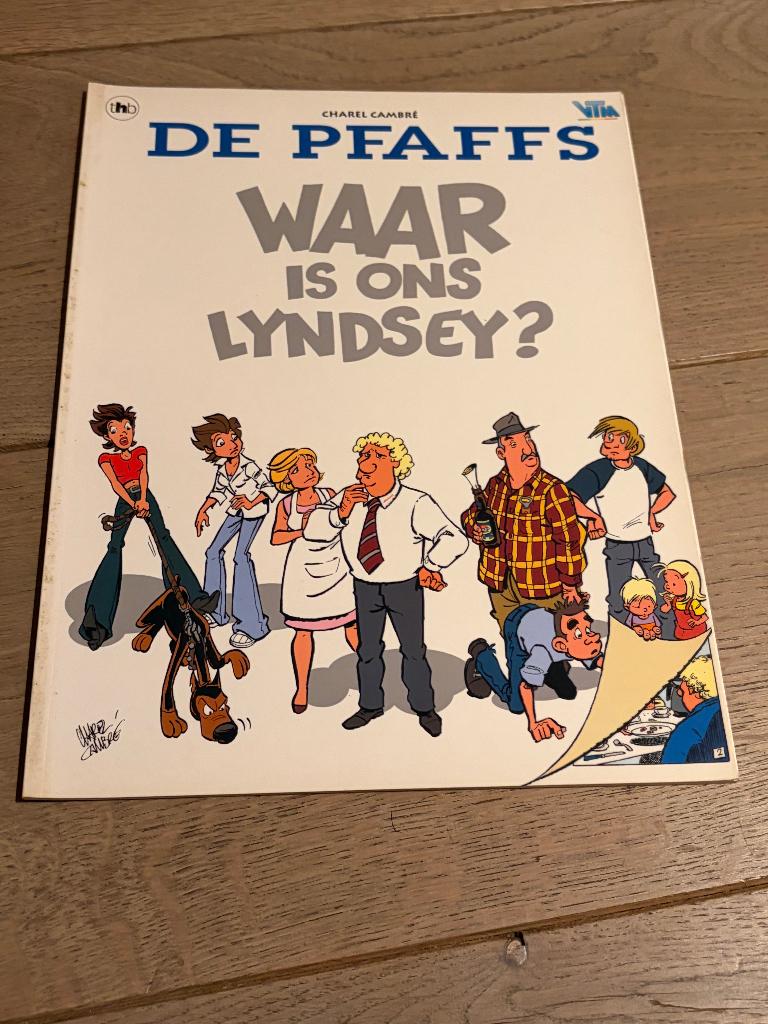 De Pfaffs - Waar is ons Lyndsey?, Boeken, Eén stripboek, Ophalen of Verzenden, Gelezen