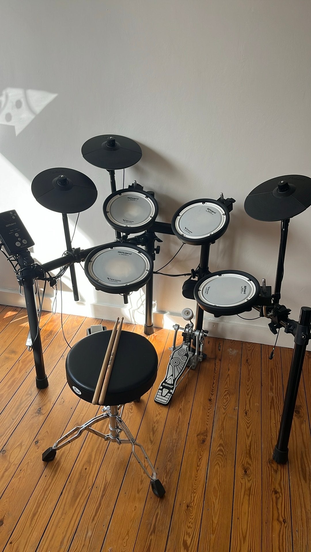 Roland TD1-DMK drum incl. Kickedaal, Musique & Instruments, Enlèvement, Utilisé, Roland, Électronique