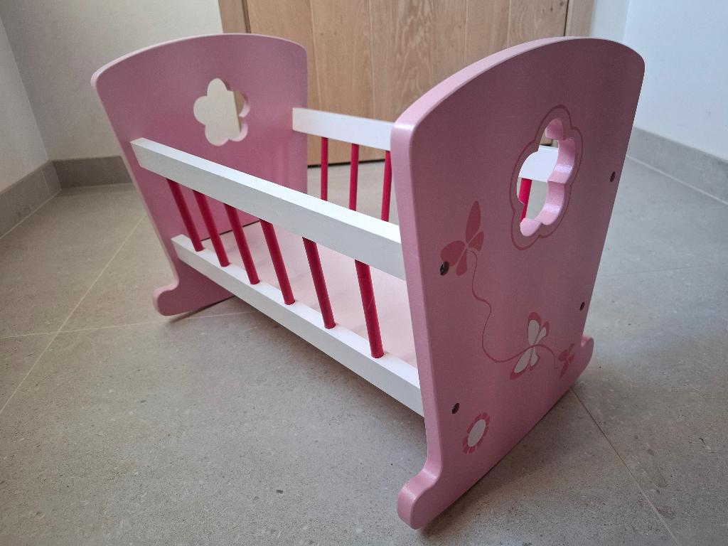 Houten poppenbedje, Enlèvement, Comme neuf, Autres types