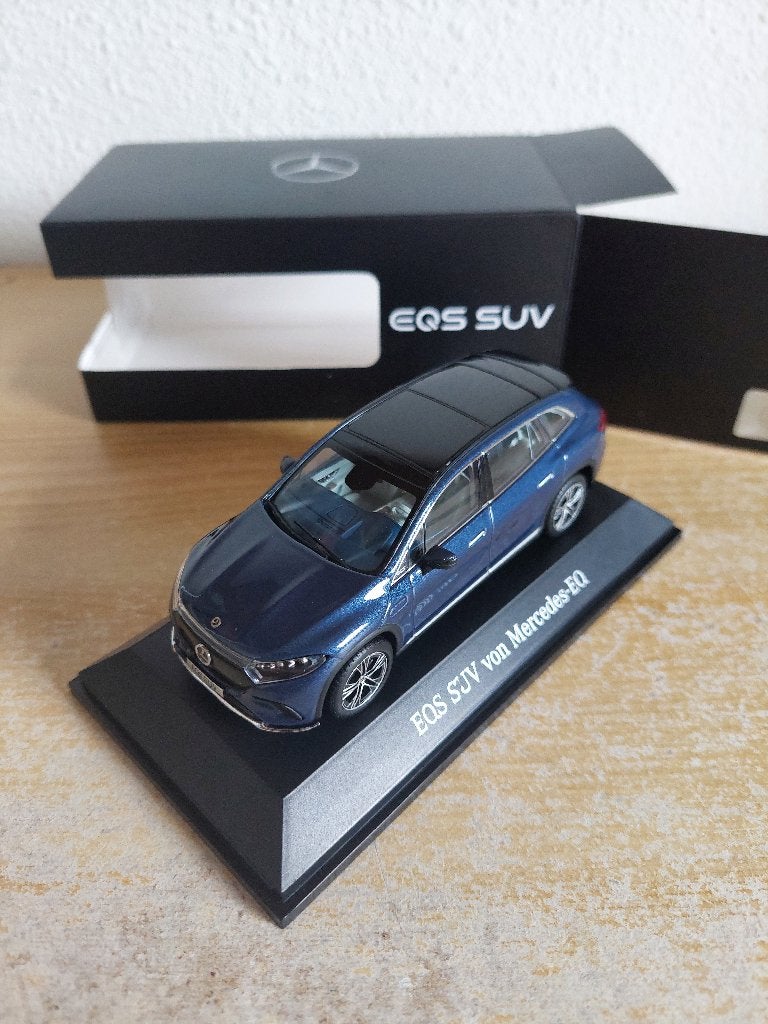 1/43 - Spark/ Minimax - Mercedes Benz EQS SUV Soladite Blue, Enlèvement ou Envoi, Neuf