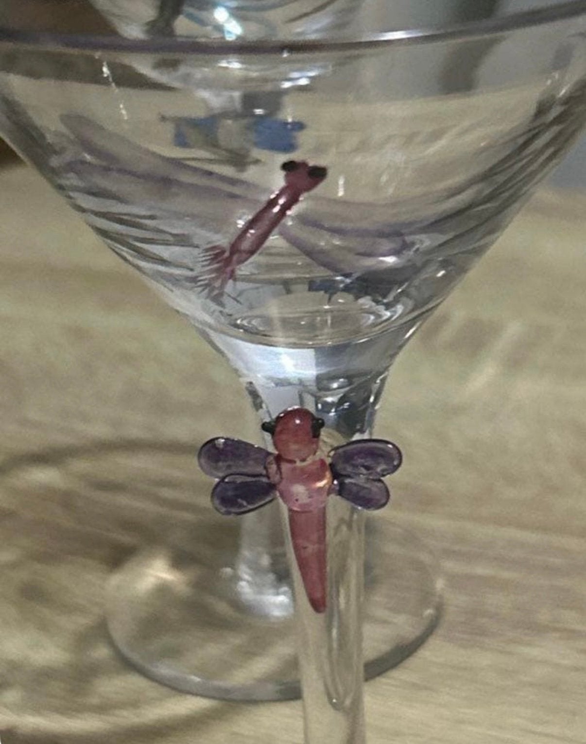 Verres libellule peints, Enlèvement ou Envoi