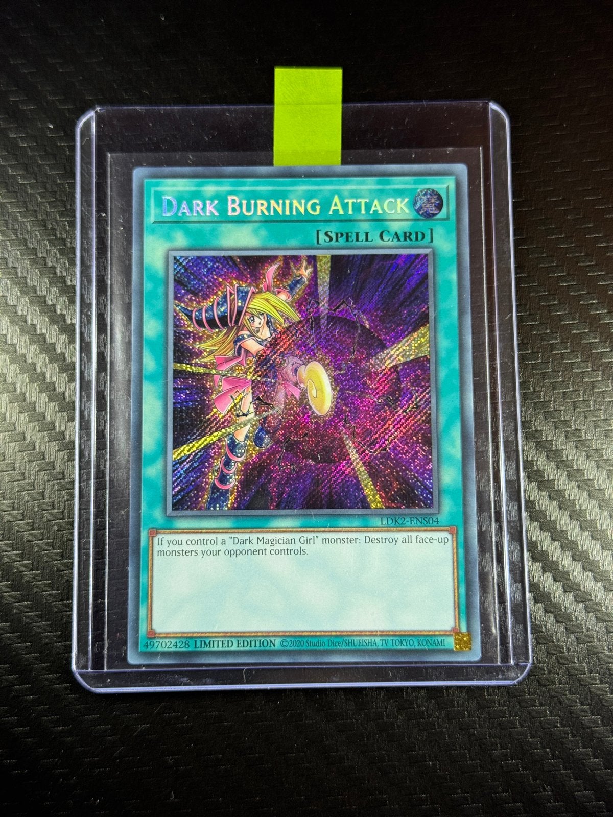 Dark Burning Attack | Secret Rare | Holo | LDK2-ENS04 | 2016, Hobby en Vrije tijd, Verzamelkaartspellen | Yu-gi-Oh!, Verzenden