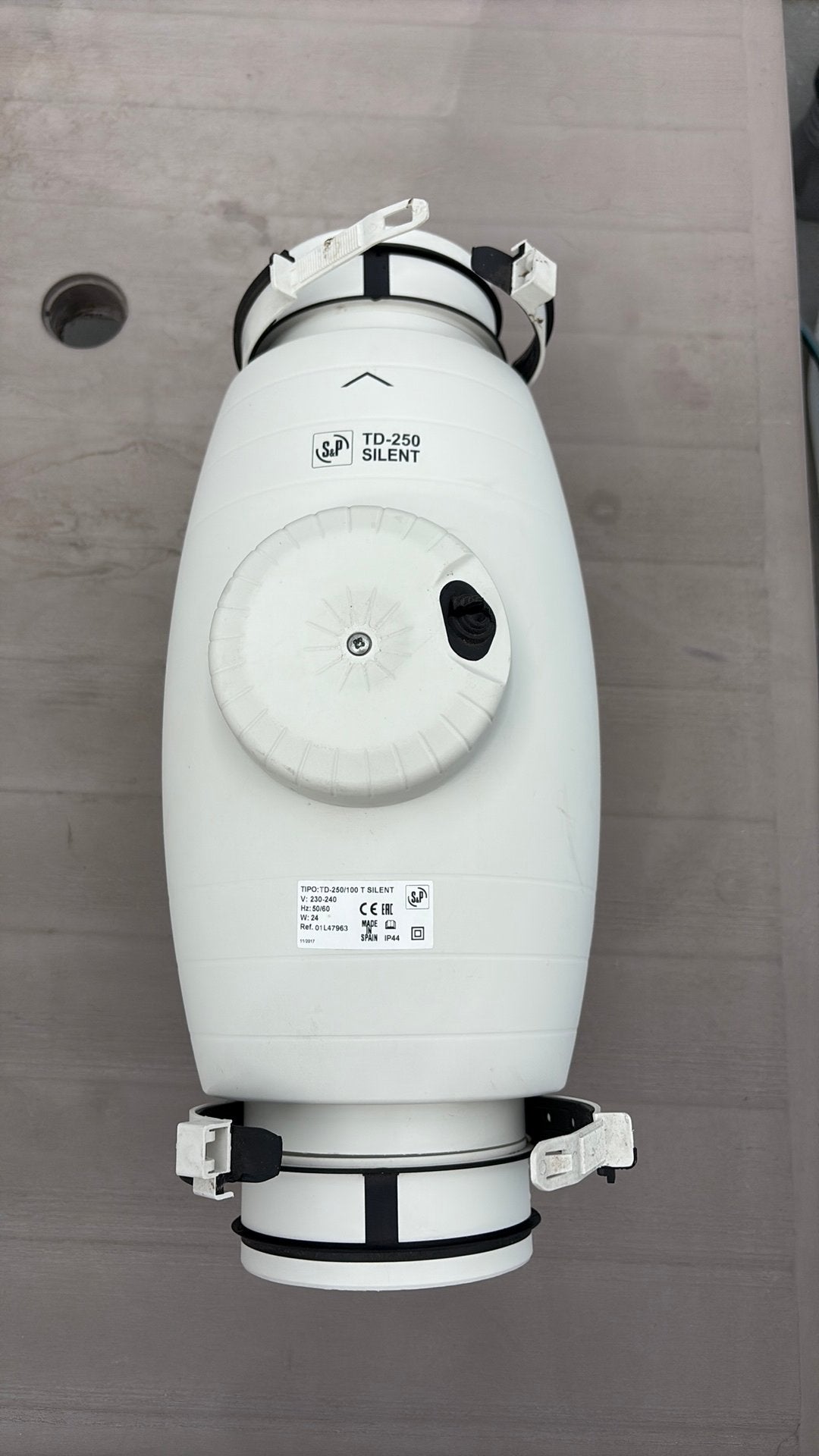 Soler & Palau buisventilator silent TD250, Doe-het-zelf en Bouw, Ophalen, Gebruikt, Ventilator en Afzuiger