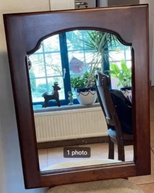 Mirroir, Moins de 100 cm, Enlèvement, Utilisé, 75 à 100 cm