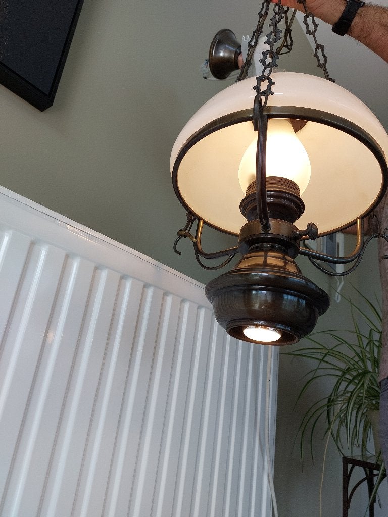 Hanglamp (vintage), Ophalen, Zo goed als nieuw, Vintage