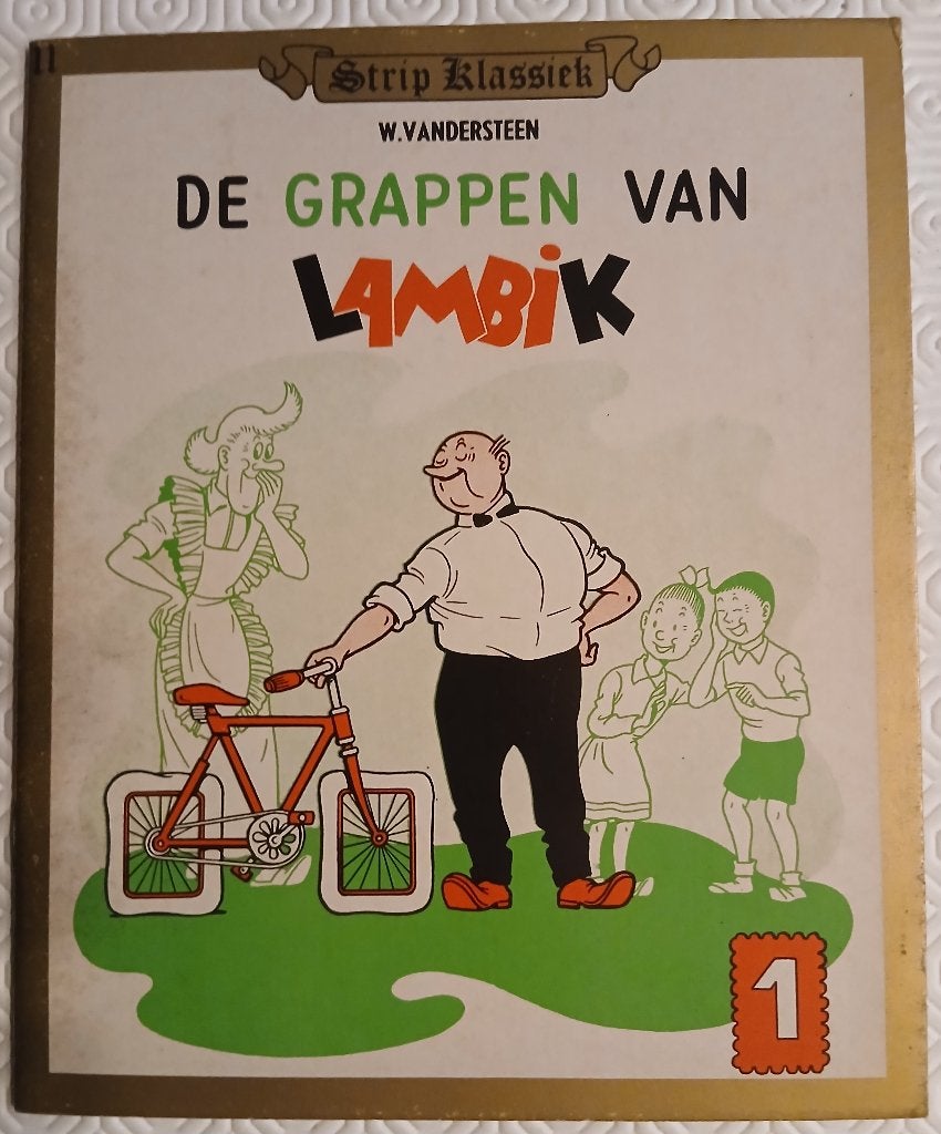 Strip Klassiek  De grappen van Lambik 1, Boeken, Willy vandersteen, Eén stripboek, Ophalen of Verzenden, Zo goed als nieuw