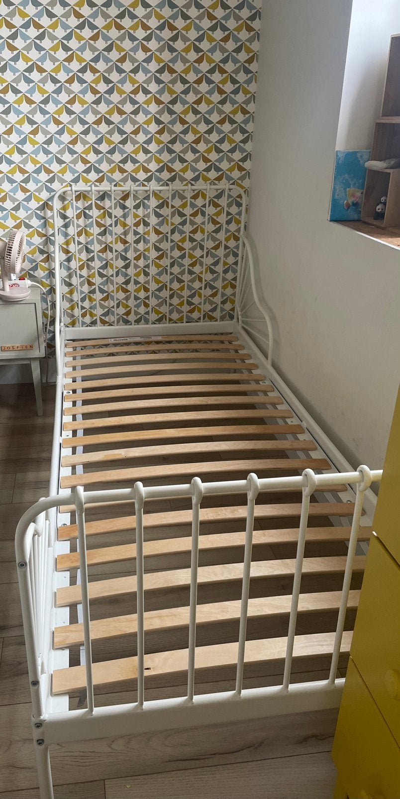 Ikea Minnen meegroeibed, Ophalen, Zo goed als nieuw, Lattenbodem