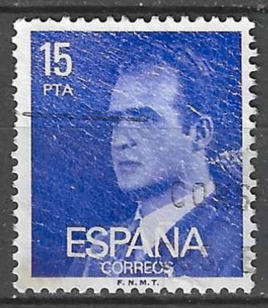 Espagne 1977 - Yvert 2060 - Roi Juan Carlos I - 15 p. (ST), Envoi, Affranchi