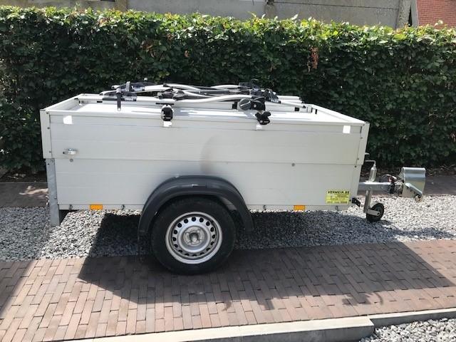 Aanhangwagen bagage kamperen te huur, Ophalen, Gebruikt