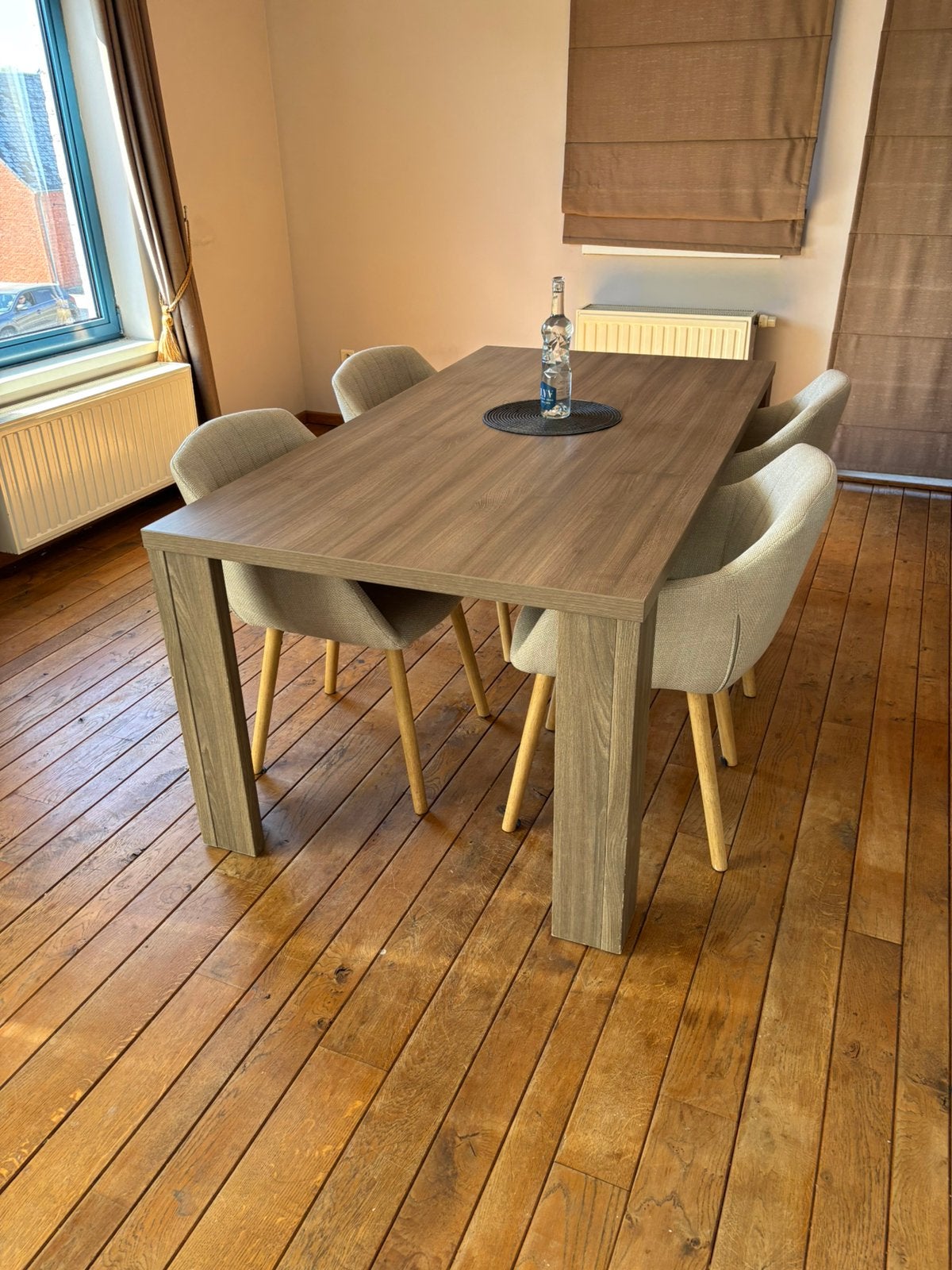 Salle à manger buffet, meuble TV et table basse 4 chaises, Enlèvement, Comme neuf