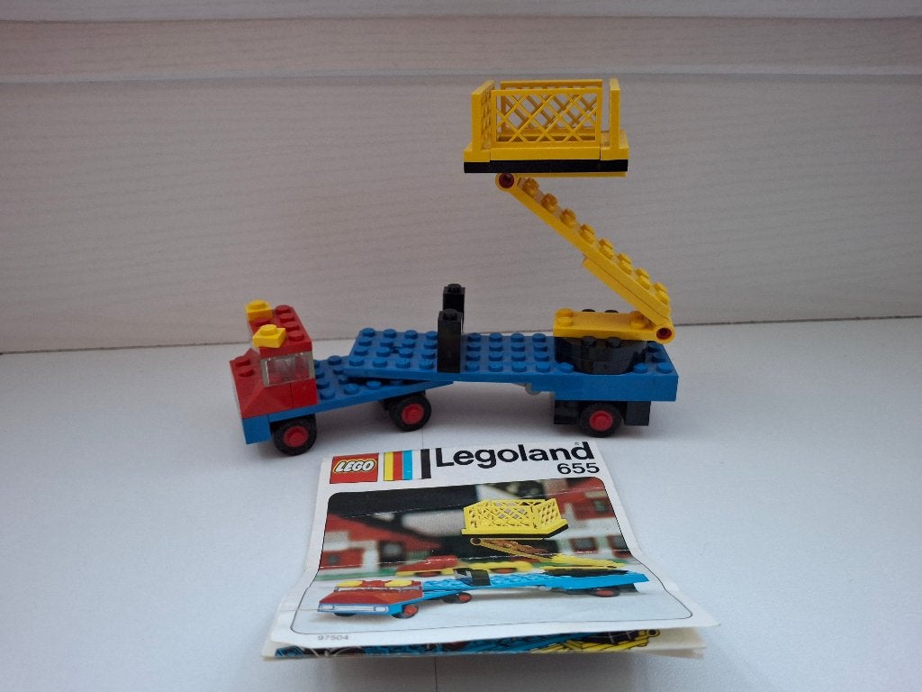 Lego 655 ( 655-1 ) Mobile Hydraulic Joist 1973, Ophalen of Verzenden, Compleet, Lego, LEGOLAND